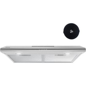Under Cabinet Range Hood 30 inch with Ducted/Ductless Convertible,Kitchen Hoods Over Stove Vent, LED Light, 3 Speed Exhaust