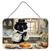 NEW Poodle Fall Kitchen Pumpkins Wall or Door Hanging Prints Aluminum Metal Sign Kitchen Wall Bar Bathroom Plaque Home Decor, 8HX12W, Multicolor
