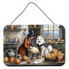 NEW American Eskimo Fall Kitchen Pumpkins Wall or Door Hanging Prints Aluminum Metal Sign Kitchen Wall Bar Bathroom Plaque Home Decor, 8HX12W