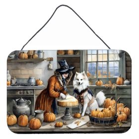 NEW American Eskimo Fall Kitchen Pumpkins Wall or Door Hanging Prints Aluminum Metal Sign Kitchen Wall Bar Bathroom Plaque Home Decor, 8HX12W