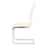 Modern PU dining chair living room chair upholstered chair, electroplated metal legs design, kitchen, living room, bedroom