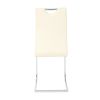Modern PU dining chair living room chair upholstered chair, electroplated metal legs design, kitchen, living room, bedroom