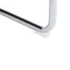 51.5" Decorative Stainless Steel Contemporary Bench in Faux Leather for Entryway Bench, Bedroom end of Bench, Dining Bench, Kitchen Seat Dining