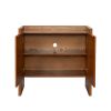 Walnut-colored Sideboard, Buffet Cabinet with Storage, Rustic Storage Cabinet for Entryway, Hallway, Living Room, Kitchen, Dining Room, Bedroom
