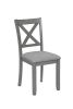 6 Piece Kitchen Dining Set, Rectangular Wooden Dining Table with 4 Upholstered Chairs and a Bench, Dining Table Set for 6 People, Living Room