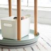 Storage Shelf, 360¬∞ Rotating Bookshelf, 3 Tier Bookcase w/ Large-Capacity Storage Space, Multifunctional Storage Rack, Compact Design