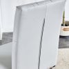 4 piece dining chair, modern style kitchen upholstered high back, metal leg office chair, suitable for dining room, office, restaurant.