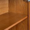 Walnut-colored Sideboard, Buffet Cabinet with Storage, Rustic Storage Cabinet for Entryway, Hallway, Living Room, Kitchen, Dining Room, Bedroom