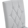 4 piece dining chair, modern style kitchen upholstered high back, metal leg office chair, suitable for dining room, office, restaurant.