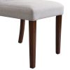 Linen Tufted Dining Room Chairs Set of 6