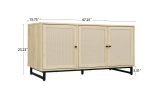 3 Door Cabinet,Sideboard Accent Cabinet, Storage Cabinet for Living Room, Hallway Entryway Kitchen