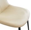 Dining Chair set of 2 with High Backs Mid Century Modern Kitchen & Dining Room Chairs PU Faux Leather Upholstered sillas de comedor Comfortable Large