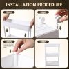 storage shelf on wheels 3 Tier Classic Storage Rolling Cart 360¬∞ Swivel Wheels Lockable Bathroom Kitchen Office
