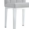 4 piece dining chair, modern style kitchen upholstered high back, metal leg office chair, suitable for dining room, office, restaurant.
