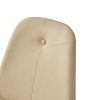 Dining Chair set of 2 with High Backs Mid Century Modern Kitchen & Dining Room Chairs PU Faux Leather Upholstered sillas de comedor Comfortable Large