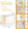 3.9L Household DIY Refrigerator plastic drink dispensers Juice cold water kettle with Spigot