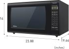 Oven NN-SN936B Black Countertop with Inverter Technology and Genius Sensor, 2.2 Cubic Foot, 1250W