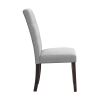 Linen Tufted Dining Room Chairs Set of 6