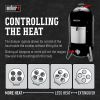 22-inch Smokey Mountain Cooker, Charcoal Smoker,Black