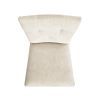 Dining Chairs Set of 2, Upholstered Kitchen & Dining Room Chairs(Cream)