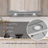 Under Cabinet Range Hood 30 inch with Ducted/Ductless Convertible,Kitchen Hoods Over Stove Vent, LED Light, 3 Speed Exhaust