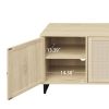 3 Door Cabinet,Sideboard Accent Cabinet, Storage Cabinet for Living Room, Hallway Entryway Kitchen