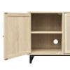 3 Door Cabinet,Sideboard Accent Cabinet, Storage Cabinet for Living Room, Hallway Entryway Kitchen