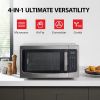 4-in-1 ML-EC42P(BS) Countertop Microwave Oven, Smart Sensor, Convection, Air Fryer Combo, Mute Function, Black