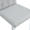 4 piece dining chair, modern style kitchen upholstered high back, metal leg office chair, suitable for dining room, office, restaurant.