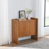 Walnut-colored Sideboard, Buffet Cabinet with Storage, Rustic Storage Cabinet for Entryway, Hallway, Living Room, Kitchen, Dining Room, Bedroom