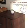 HOMCOM Sideboard Buffet Cabinet, Kitchen Cabinet with 2 Cupboards, 3 Drawers and Adjustable Shelves, Coffee Bar Cabinet for Living Room, Entryway