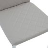 4-piece set of checkered armless high back dining chairs, office chairs. Suitable for restaurants, living rooms, kitchens