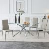 4-piece set of checkered armless high back dining chairs, office chairs. Suitable for restaurants, living rooms, kitchens