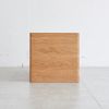 Solid Oak Storage Cabinet for Living Room - Free-Standing Corner Cabinets Storage Table with Vintage Glass Door,2 Shelves