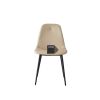 Dining Chair set of 2 with High Backs Mid Century Modern Kitchen & Dining Room Chairs PU Faux Leather Upholstered sillas de comedor Comfortable Large