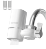 Vortopt Faucet Water Filter for Sink - NSF Certified Water Purifier for Faucet, 400 Gallons Faucet Mount Tap Water Filtration System for Kitchen