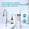 Countertop Water Filtration System - Faucet Water Filter for Sink - Water Purifier for Kitchen - Reduces Chlorine, Heavy Metals