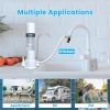 Countertop Water Filtration System - Faucet Water Filter for Sink - Water Purifier for Kitchen - Reduces Chlorine, Heavy Metals