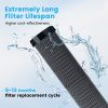 Countertop Water Filtration System - Faucet Water Filter for Sink - Water Purifier for Kitchen - Reduces Chlorine, Heavy Metals