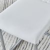 Modern Dining Chairs with Faux Leather Padded Seat Dining Living Room Chairs Upholstered Chair with Metal Legs Design for Kitchen, Living, Bedroom