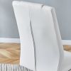 Modern Dining Chairs with Faux Leather Padded Seat Dining Living Room Chairs Upholstered Chair with Metal Legs Design for Kitchen, Living, Bedroom