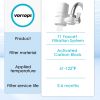 Vortopt Faucet Water Filter for Sink - NSF Certified Water Purifier for Faucet, 400 Gallons Faucet Mount Tap Water Filtration System for Kitchen
