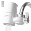Vortopt Faucet Water Filter for Sink - NSF Certified Water Purifier for Faucet, 400 Gallons Faucet Mount Tap Water Filtration System for Kitchen